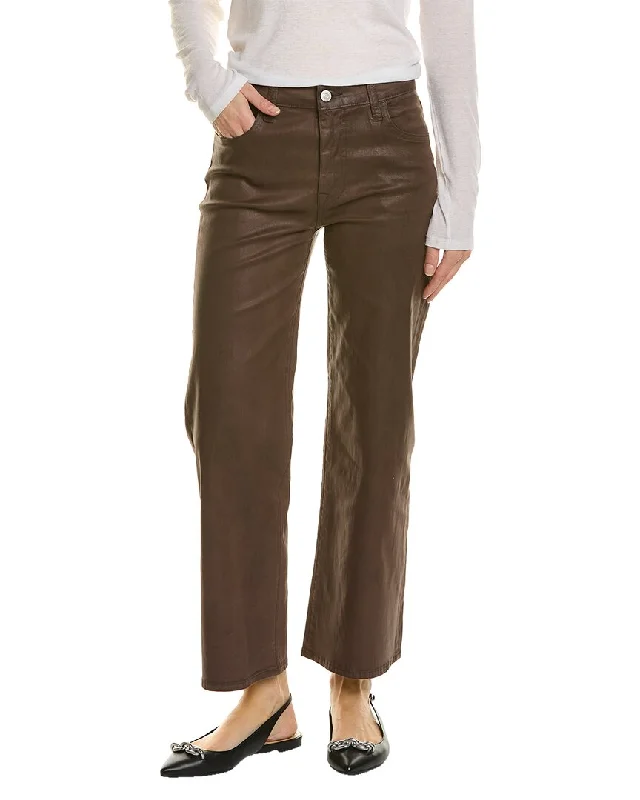 HUDSON Jeans Rosalie Chocolate Truffle High-Rise Wide Leg Jean