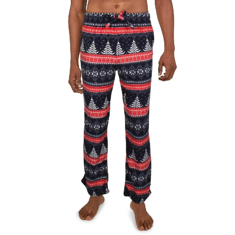 Club Room Mens Fleece Fair Isle Sleep Pant