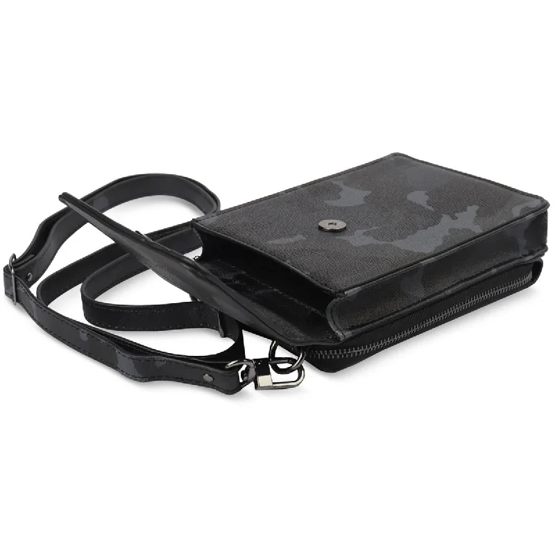 INC Mens Faux Leather Crossbody