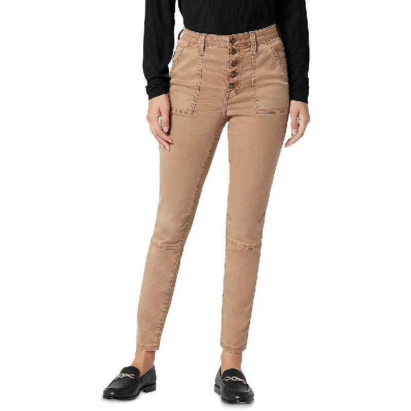 Joie Womens Ankle Zippers High Waist Skinny Pants