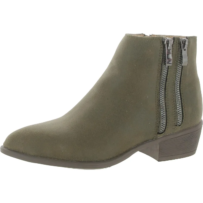 Journee Collection Womens Faux Suede Ankle Booties