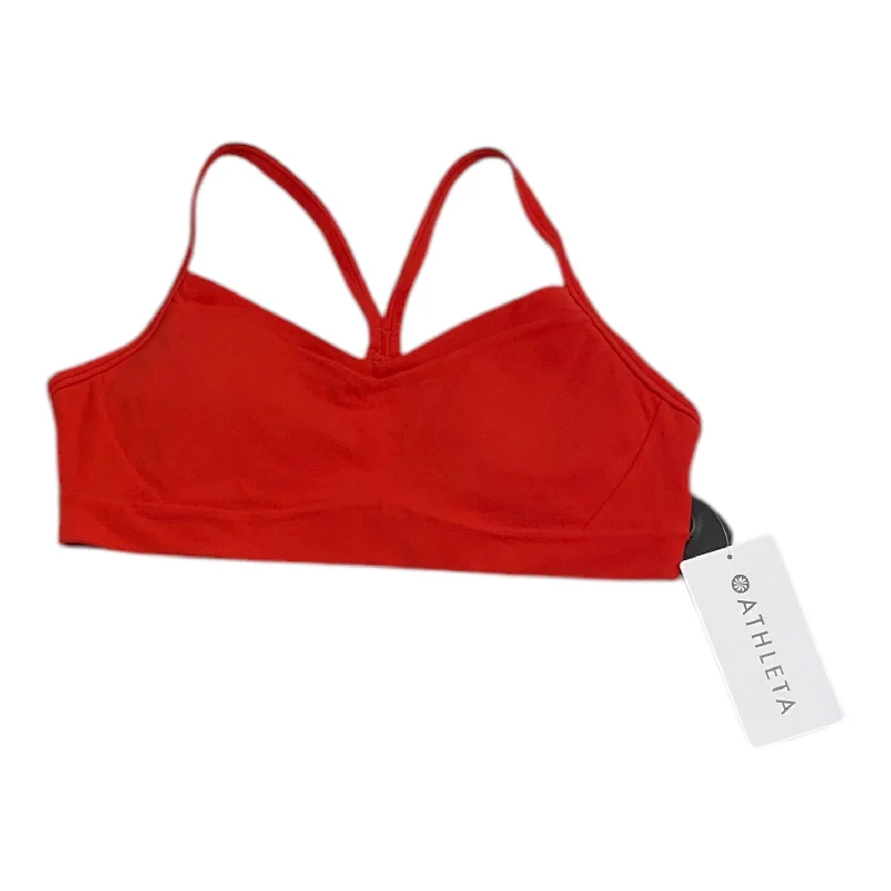 Athletic Bra By Athleta In Orange, Size: M