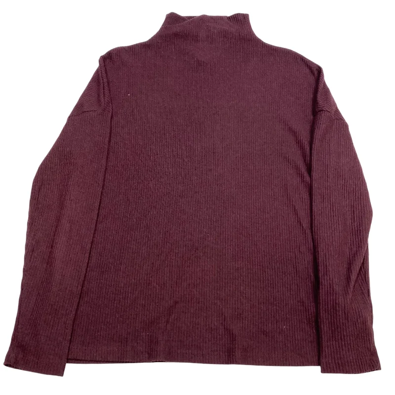 Top Long Sleeve By A New Day In Purple, Size: S